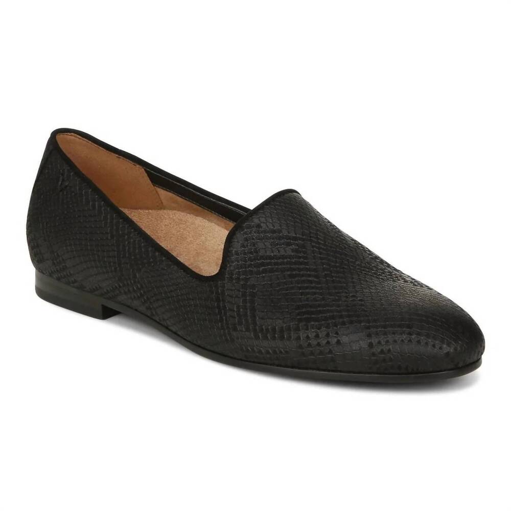 NEW VIONIC women's willa ll shoes in black embossed snake